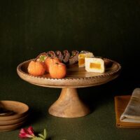Wooden Cake stand.
